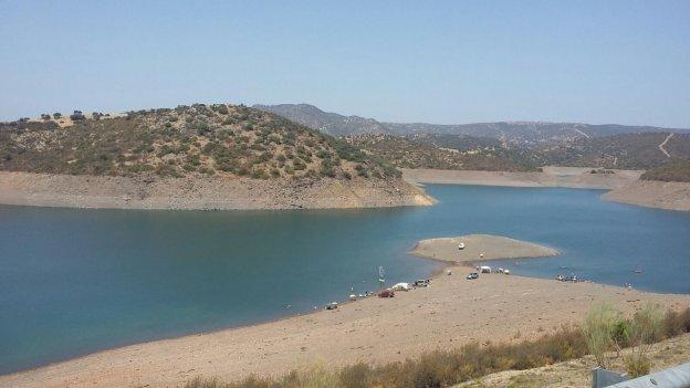 Pantano del Rumblar, en el término de Baños de la Encina.