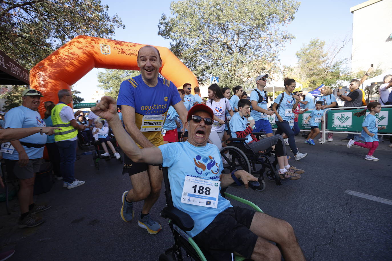 Las mejores imágenes de la carrera de Aspace en Granada