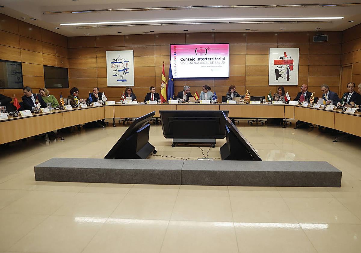 Reunión del consejo interterritorial del Sistema Nacional de Salud.