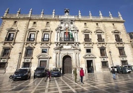 Imagen del palacio de la Real Chancillería de Granada, sede de la Audiencia provincial.