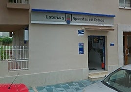 Administración de llotería de Marbella que ha repartido El Millón del Euromillones