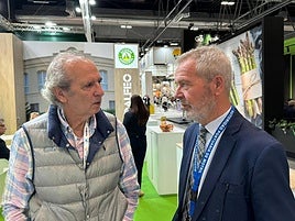 José García Fuentes durante su participación en la feria internacional Fruit Attraction.