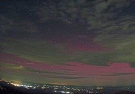 Almería vive una espectacular aurora boreal