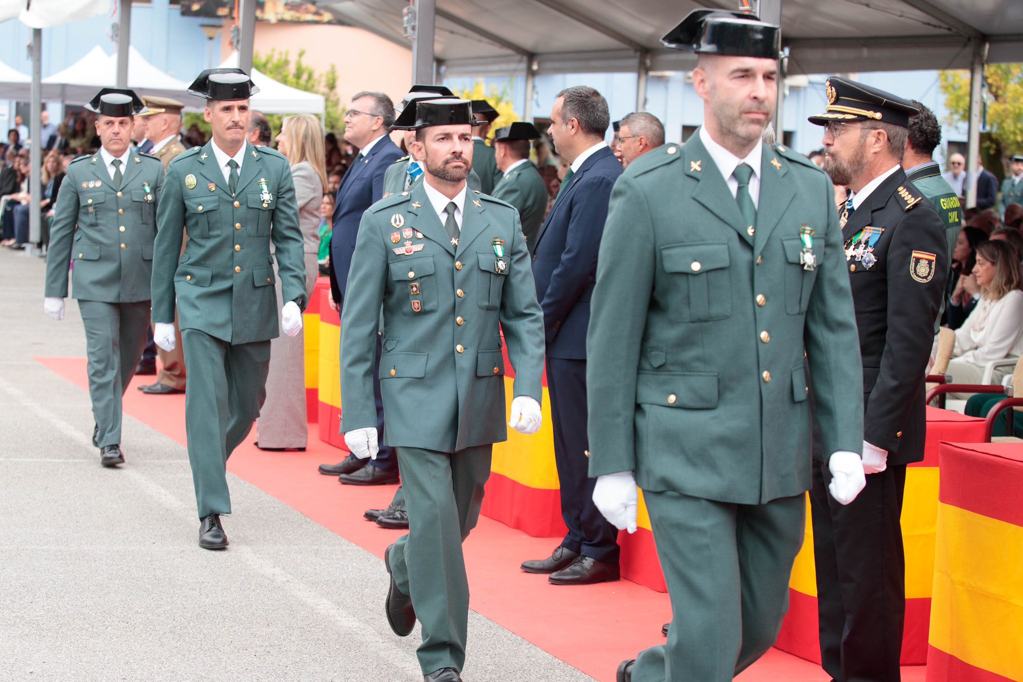 Las imágenes de la celebración de la Patrona de la Guardia Civil de Granada