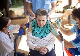 Esta imagen pertenece a una información publicada en este periódico el pasado jueves en la que se daba cuenta del inicio de la campaña de vacunación contra la gripe.