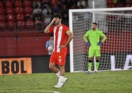 Gonzalo Melero y Luis Maximiano lamentan un gol encajado.
