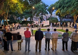 Círculo deSilencio organizado esta semana en la capital.