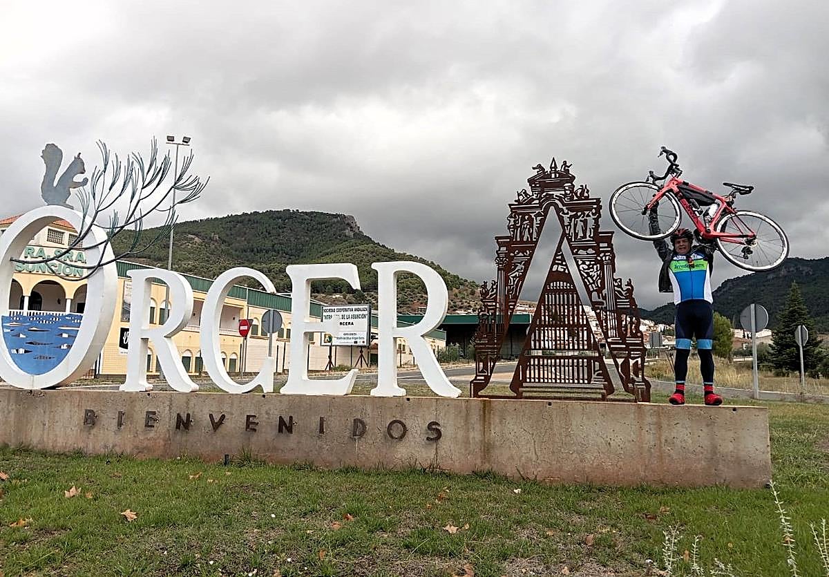 Gregorio a su llegada a Orcera.