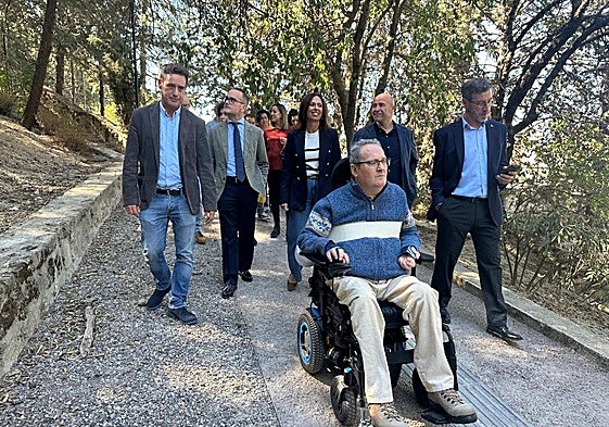 La consejera de Fomento, Articulación del Territorio y Vivienda, Rocío Díaz visita el parque