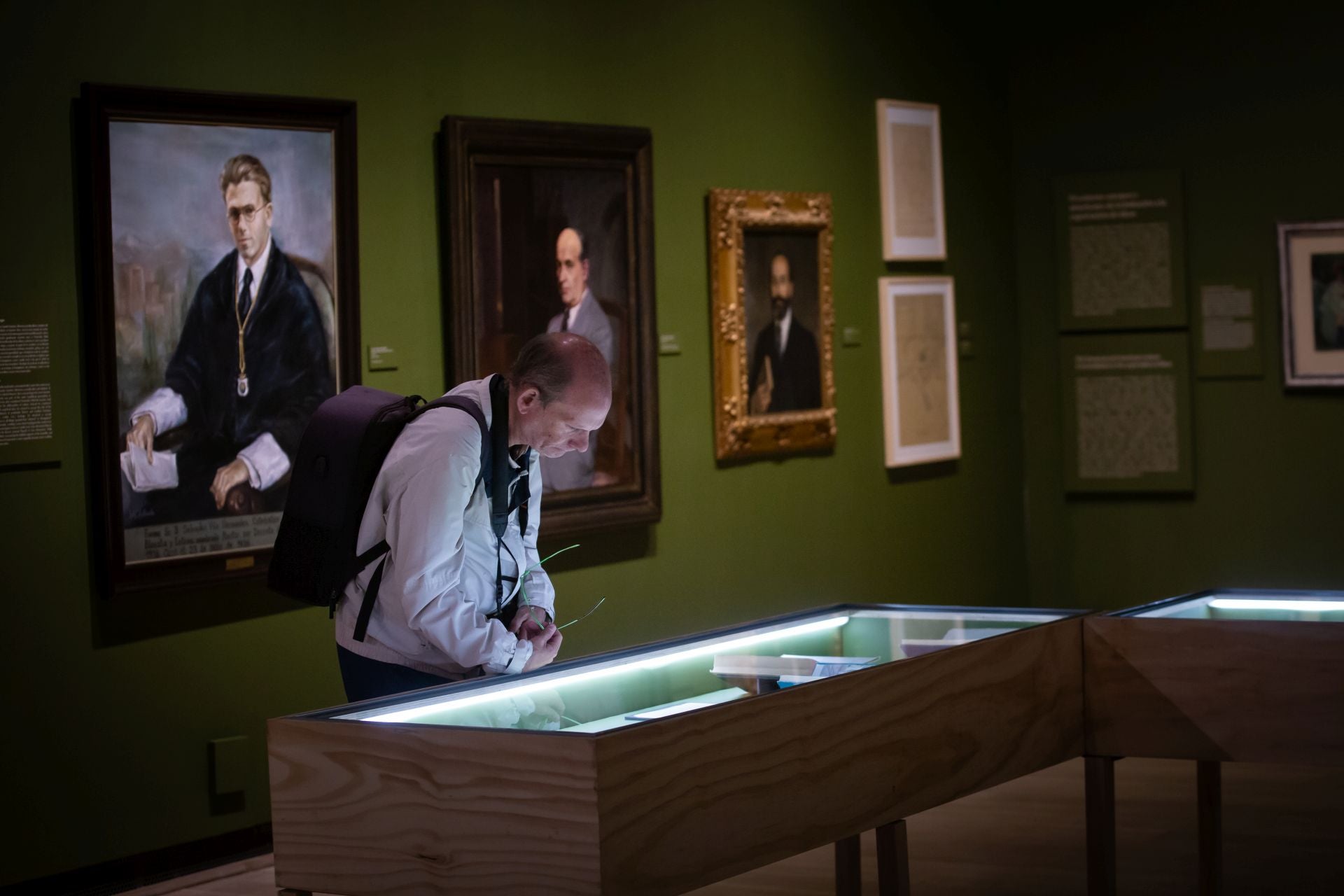 Las imágenes de la presentación de la exposición de Américo Castro