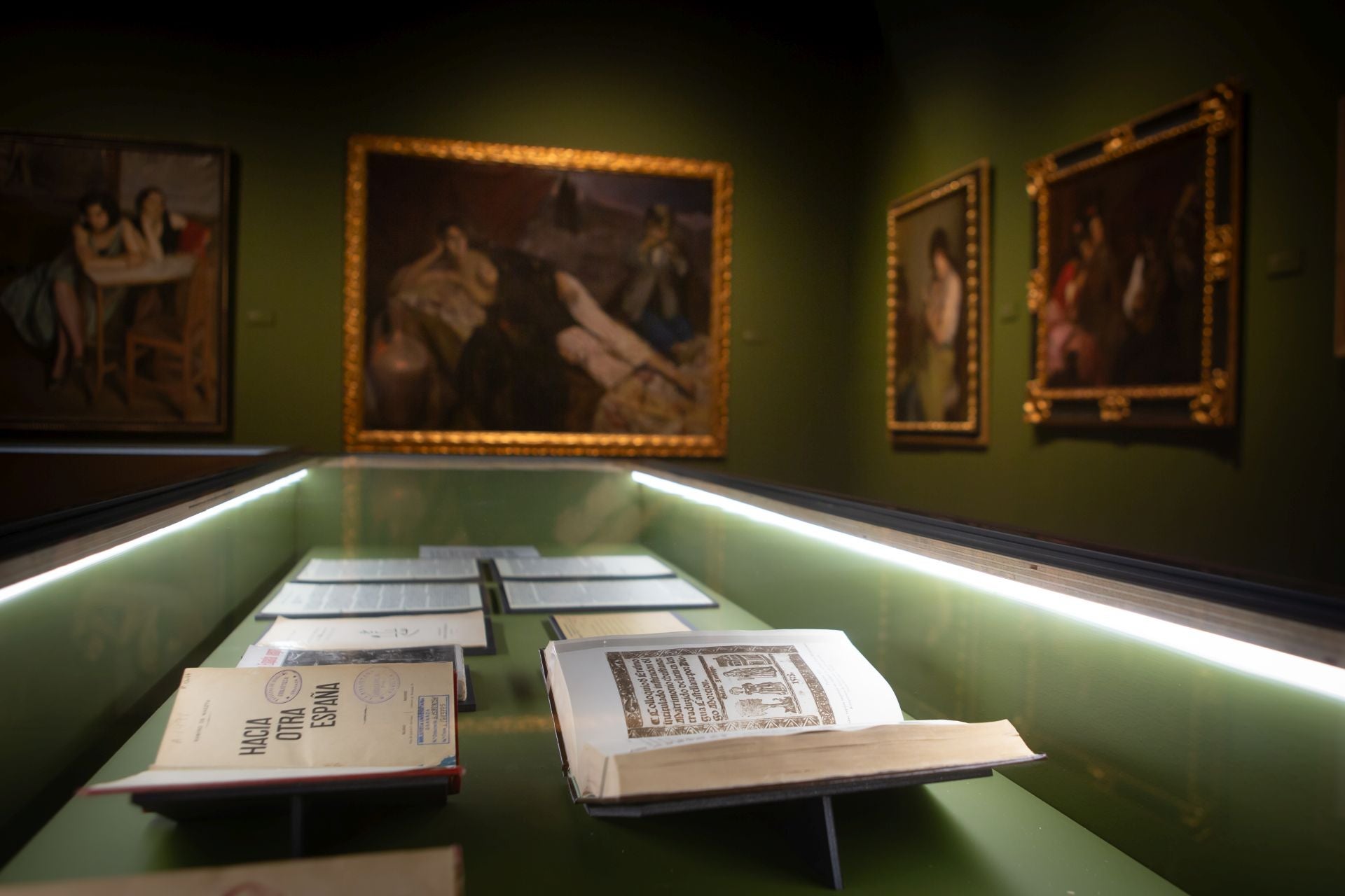 Las imágenes de la presentación de la exposición de Américo Castro