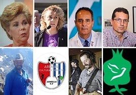 Personas y entidades distinguidas por la Diputación de Granada.