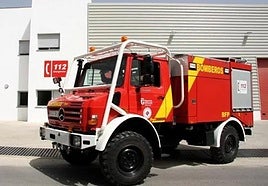 Un vehículo del Consorcio Provincial de Bomberos.