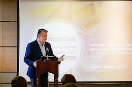 Antonio Sanz inaugura las jornadas jurídicas 'Instrumentos sindicales y jurídicos para la defensa de las personas trabajadoras'.