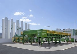 Imagen de archivo de una instalación de hidrógeno verde.