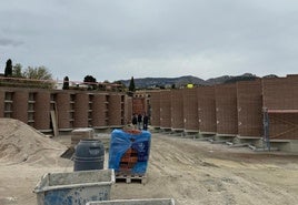 Actuación en el cementerio de San Fernando para su ampliación.