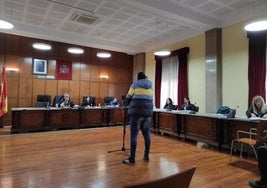 Momento del juicio en la Audiencia de Jaén.