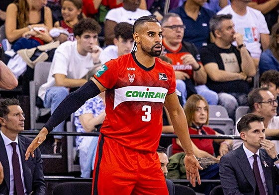 Gian Clavell, durante su último partido en el Palacio.