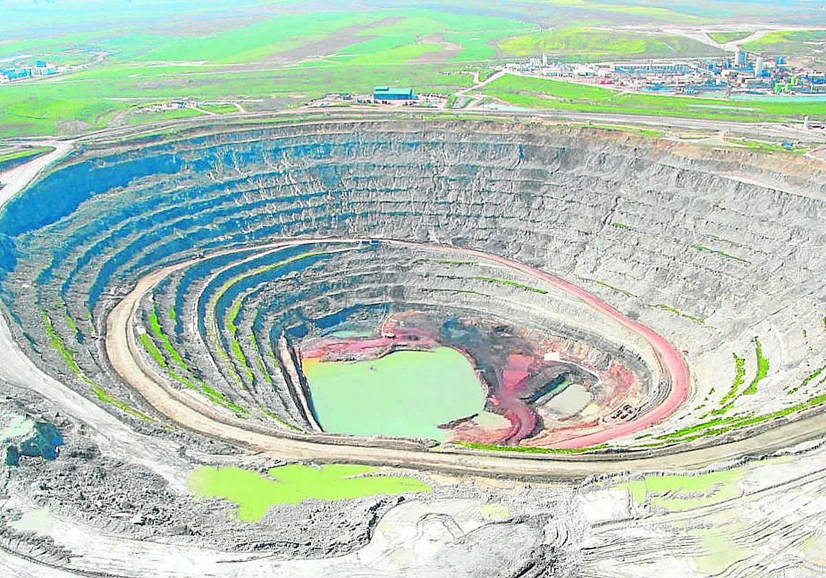 Explotación minera de cobre 'Las Cruces' en la provincia de Sevilla.