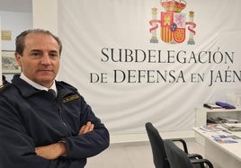 El coronel Evaristo Gutiérrez del Castillo, al frente de la Subdelegación de Defensa en Jaén.