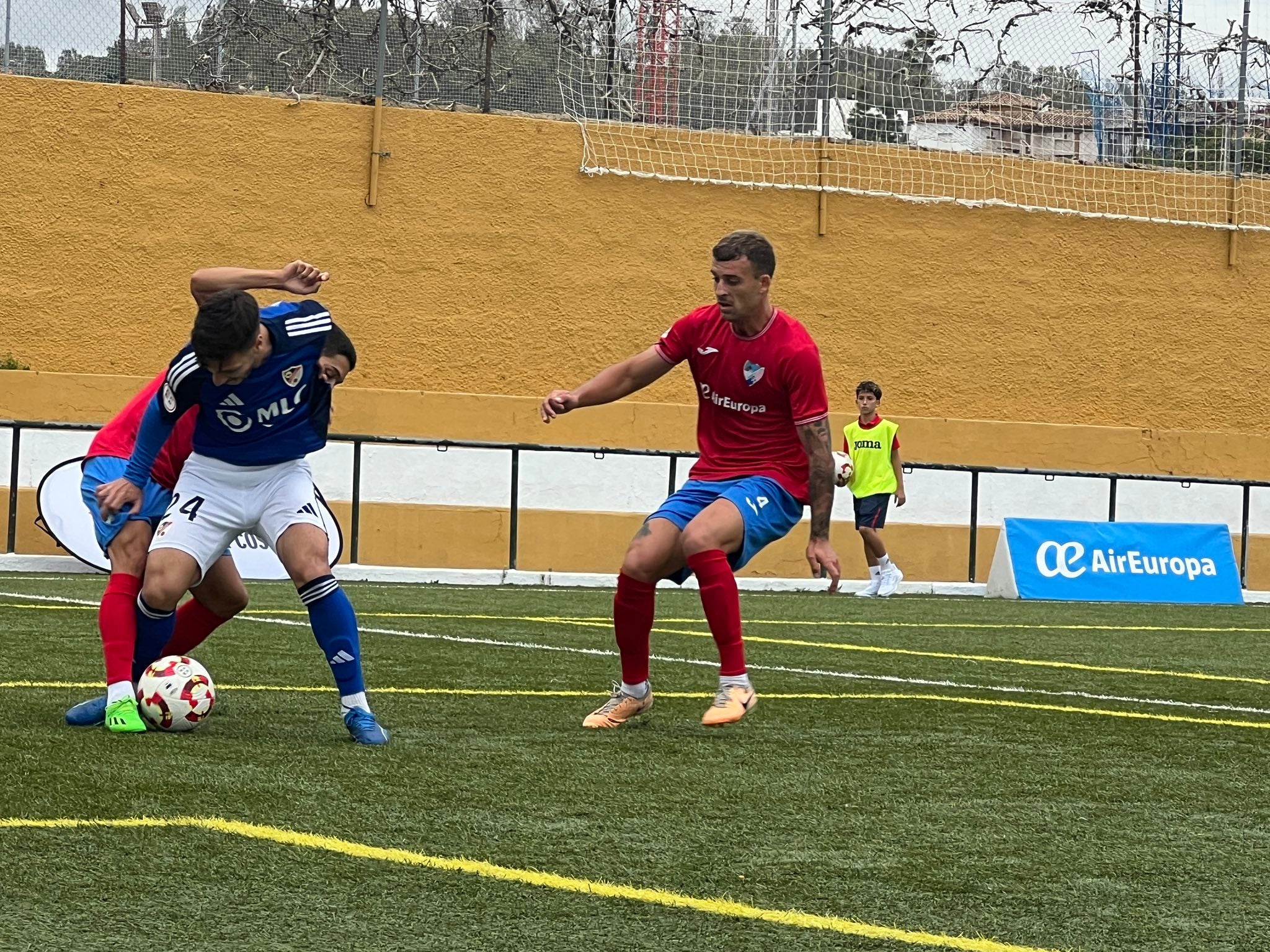 El malagueño Escardó fue uno de los más destacados del bloque azulillo.