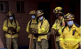 Efectivos del Infoca en una imagen de archivo.