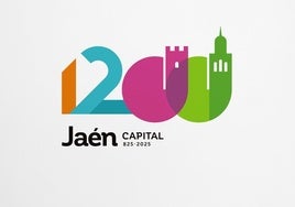 El logo para celebrar los 1.200 años de capitalidad de Jaén.