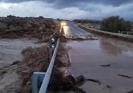 Desbordamiento del río Cúllar.