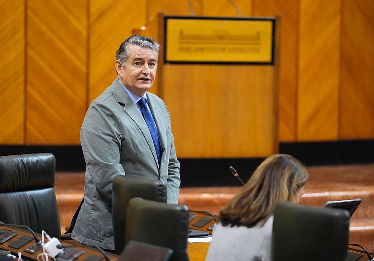 El consejero de la Presidencia, Interior, Diálogo Social y Simplificación Administrativa, Antonio Sanz.