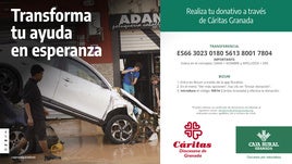 Caja Rural Granada lanza una campaña de ayuda para las personas afectadas por la Dana