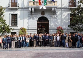 Acto de silencio en la Plaza del Carmen.