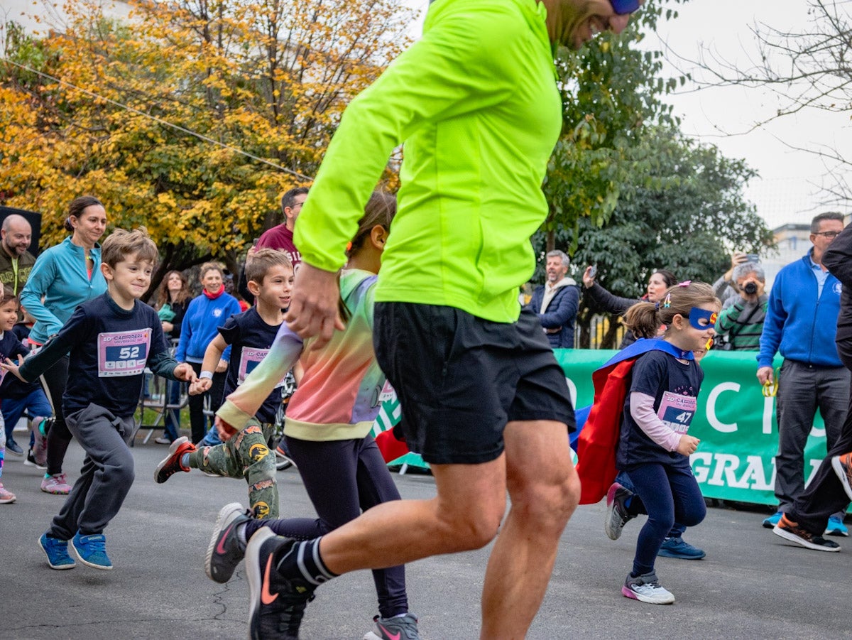 Las fotos de los niños en la X carrera urbana de la Universidad de Granada