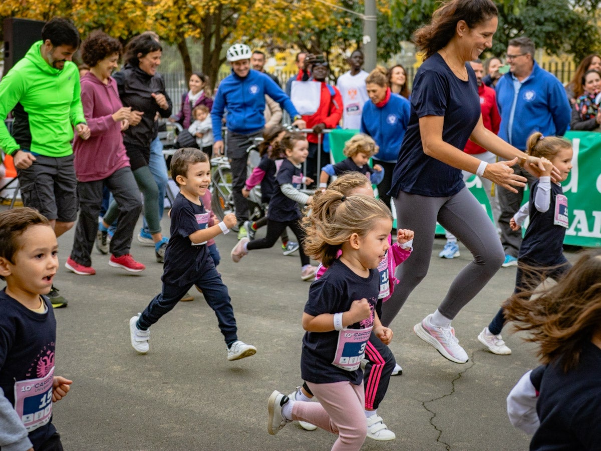 Las fotos de los niños en la X carrera urbana de la Universidad de Granada