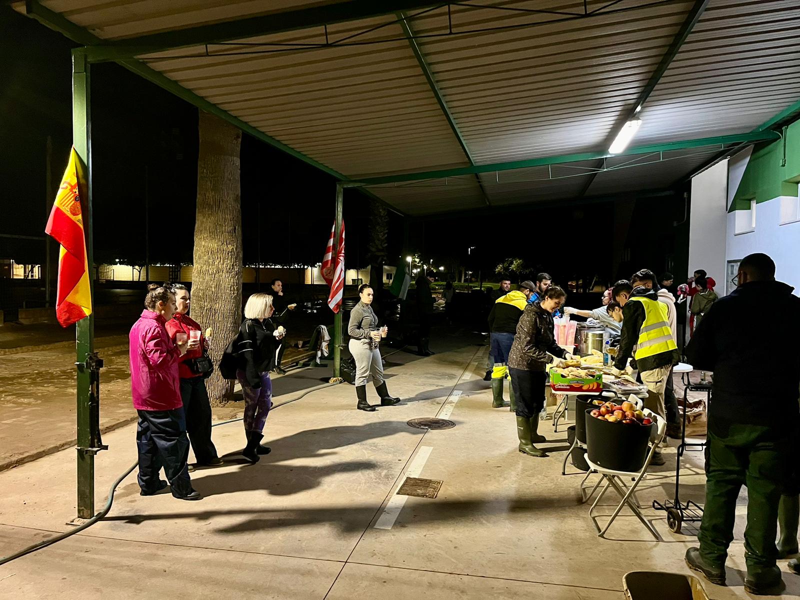 Las imágenes de los voluntarios granadinos en Valencia