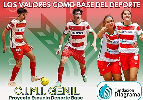 Cartel promocional de la visita.