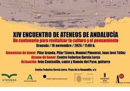 Los Ateneos andaluces se reúnen en Granada