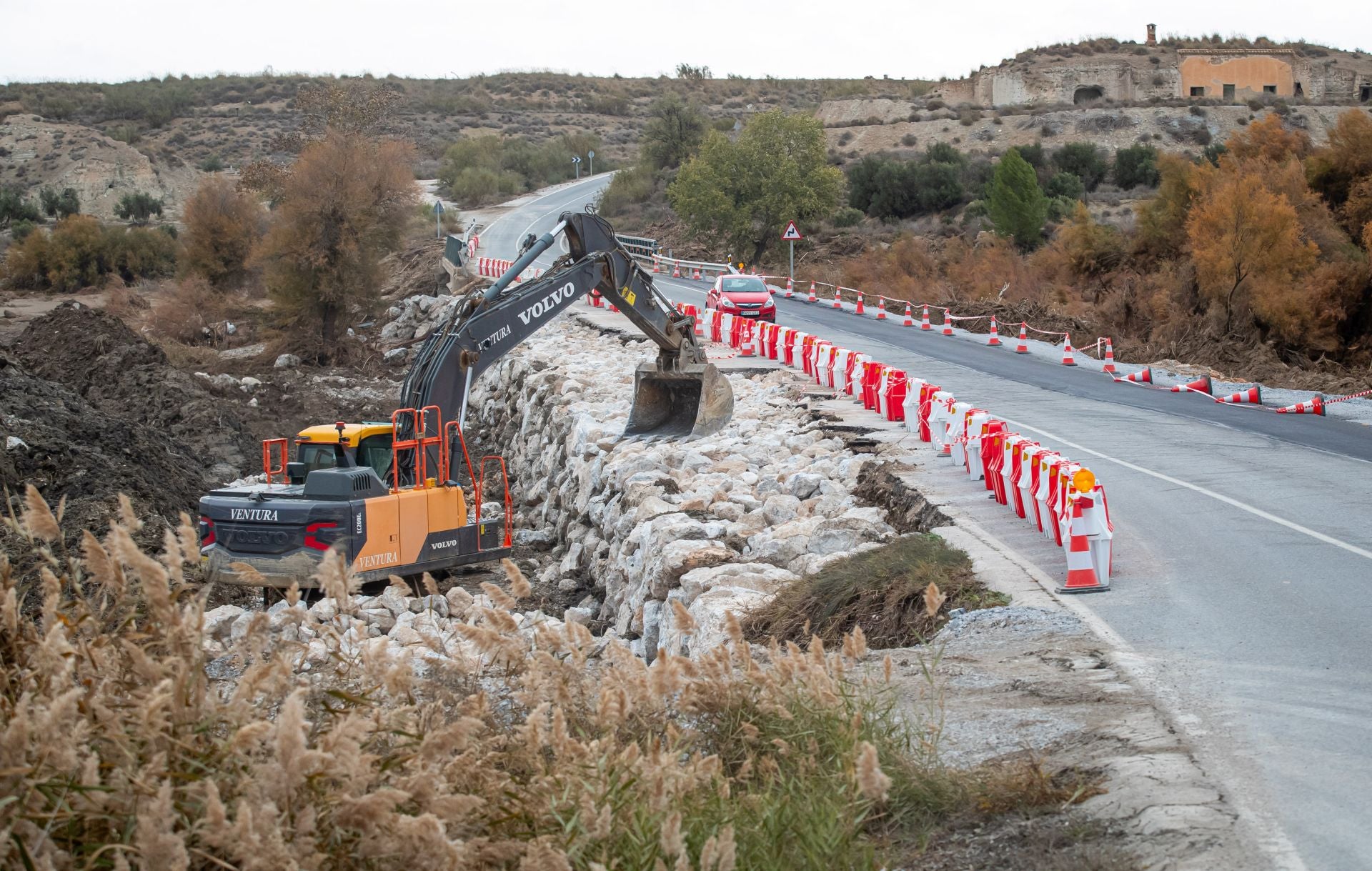 Las imágenes tras el paso de la DANA por Granada