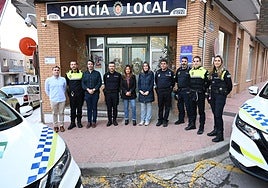 Primera tanda de agentes linarenses que se desplazarán a Sedaví