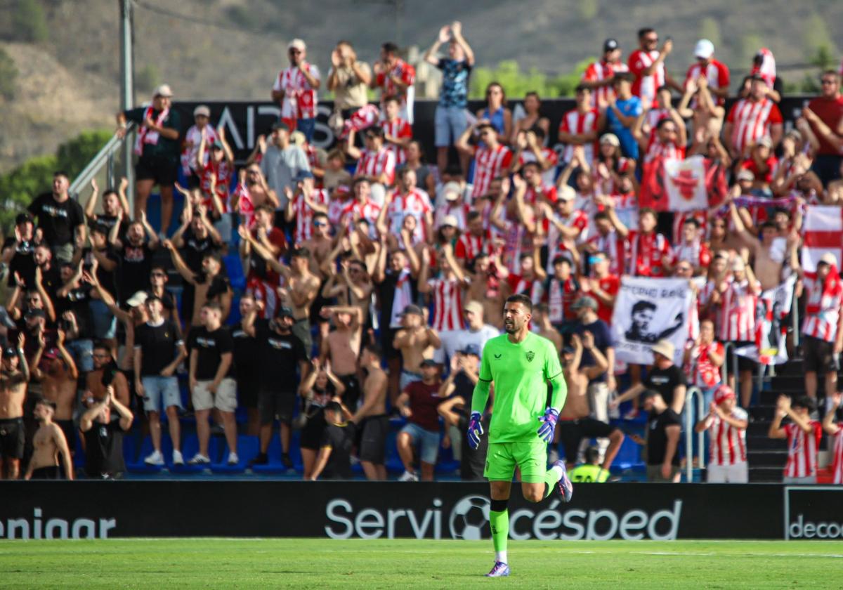 El Almería tendrá un importante apoyo en el partido del sábado.