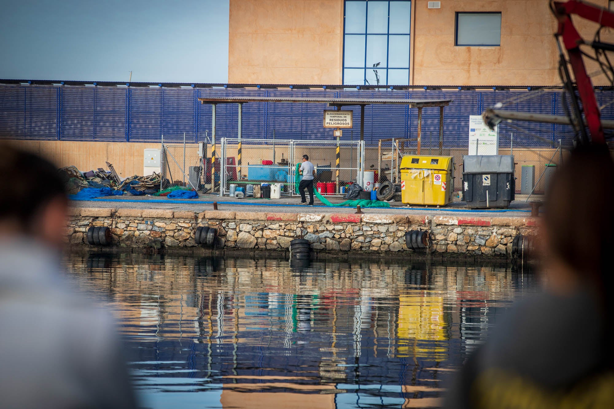 Las estampas de la parada biológica de los pescadores de Motril