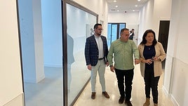 Juanjo Ruiz Joya en el nuevo centro de día.