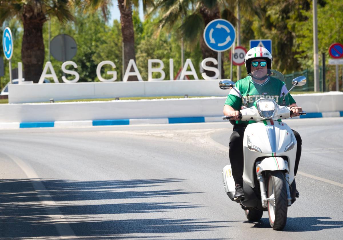 Una de las rotondas principales de Las Gabias.