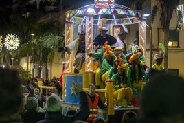 Foto de archivo de la cabalgata de Reyes en Motril.