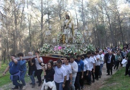 Romería de Santa Catalina en su paso por el 'camino árabe'