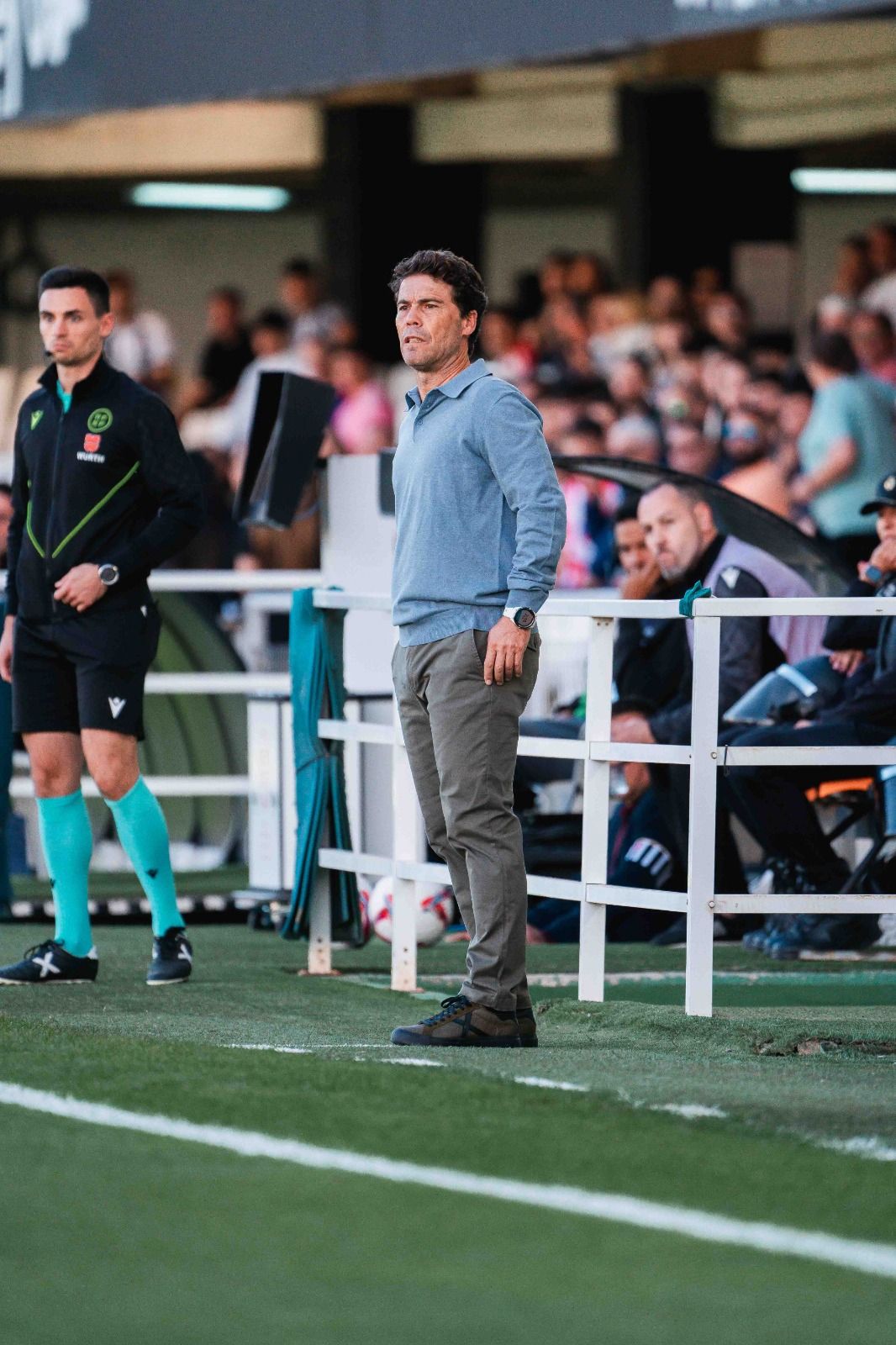 Rubi durante el partido cntra el Cartagena