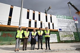 Las obras del centro de salud de la Barriada de la Juventud avanzan «a muy buen ritmo»