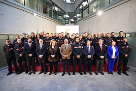 Diputación reconoce la labor de bomberos y personal de la institución tras la DANA en Valencia y Granada