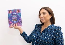 Marga Sánchez, con su nuevo libro.