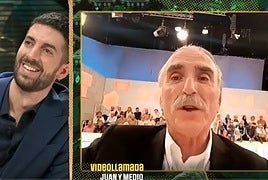 Momento en el que Juan y Medio apareció en el programa de Broncano.