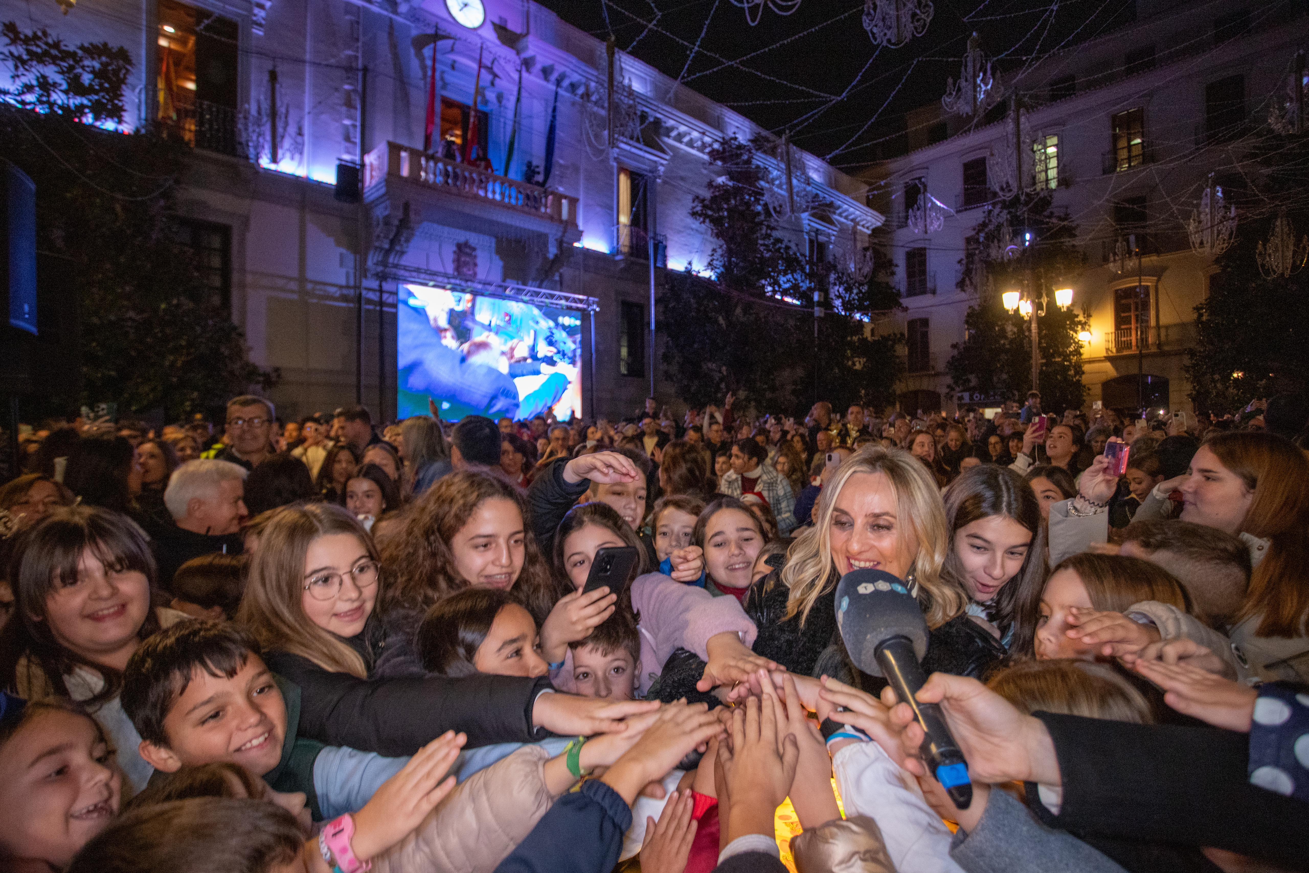 Las imágenes del encendido de Navidad en Granada